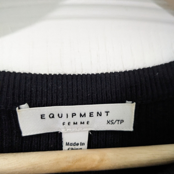 Equipment | Fifi Ruffle Trim Rib Dress - Picture 7 of 10